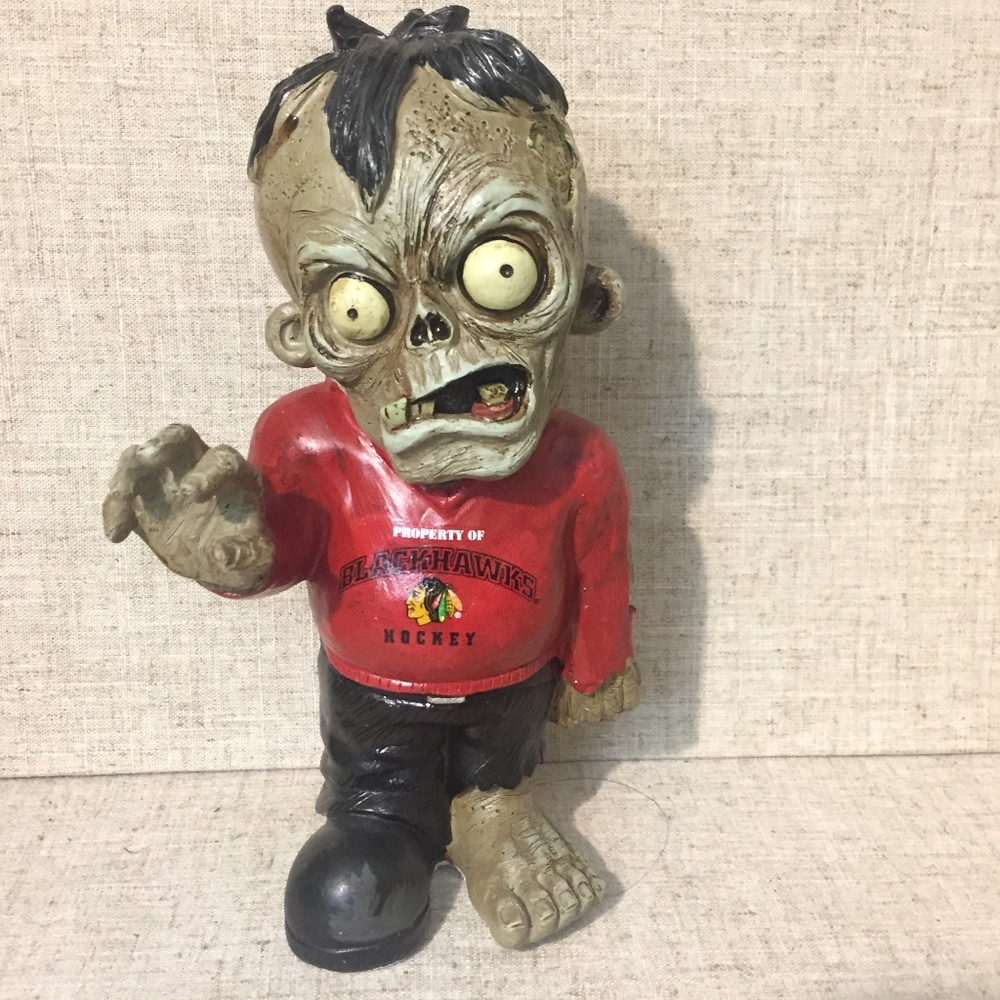 Chicago Blackhawks Hockey Halloween Team Zombie